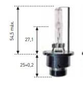 AMOLUX 601 - LAMPARA DESCARGA XENON D2S 35W P32D2.