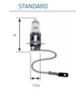 AMOLUX 788B - LAMPARA HALOGENA H-3 12V 55W