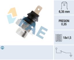 FAE 11620 - MANOCONTACTO ACEITE PEUGEOT 505, R9-R11 TX, TXE, D, R25 Gas.