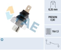FAE 11630 - MANOCONTACTO ACEITE FORD SCORPIO GRANADA DAF PEUGEOT 205 TU