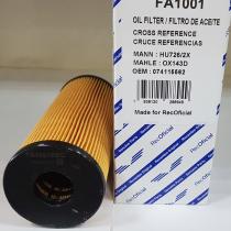 RECOFICIAL FA1001 - RECOFICIAL FILTRO ACEITE  GRUPO VAG SEAT/AUDI/VW