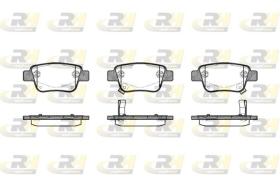 ROADHOUSE 2104702 - PASTILLAS FRENOS TRASERAS TOYOTA AVENSIS, COROLLA
