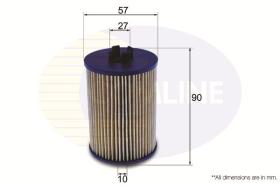 COMLINE EOF184 - FILTRO ACEITE MERCEDES CLASE A/B Gasolinas HU612/1x