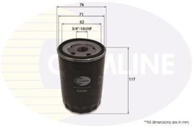 COMLINE EOF004 - FILTRO ACEITE FORD ESCORT, FIESTA/ JEEP/ JAGUAR W719/27