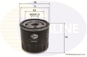 COMLINE EOF039 - FILTRO ACEITE FIAT 155, 156/ Opel ascona W714/4