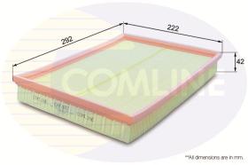 COMLINE EAF487 - FILTRO AIRE OPEL ASTRA G ALTURA 42MM