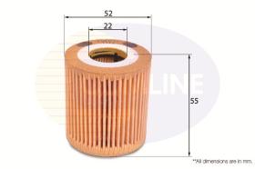 COMLINE EOF072 - FILTRO ACEITE SMART FOTWO/ CABRIO H68X
