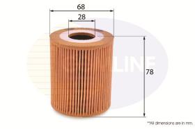 COMLINE EOF081 - FILTRO ACEITE BMW HU818X