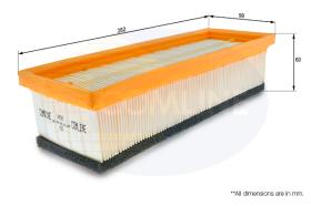 COMLINE EAF587 - FILTRO AIRE FIAT 500, FIAT GRANDE PUNTO