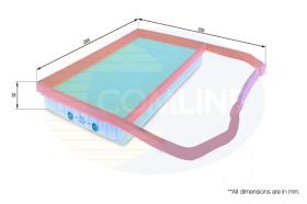 COMLINE EAF798 - FILTRO AIRE SEAT IBIZA 1.0, 4 SKODA FABIA III VW POLO V 1.0