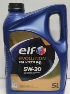 ELF 5W30 5L.FE - ACEITE ELF FULLTECH FE  EVOLUTION RN0720  DPF