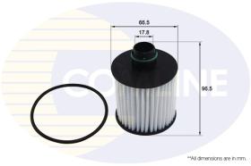 COMLINE EOF322 - FILTRO ACEITE OPEL/ FIAT/ PEUGEOT HU7042Z