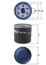 MAHLE OC1566 - FILTRO ACEITE DACIA  KIA MANN W67/1