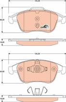 TRW GDB1790 - PASTILLAS DE FRENO RENAULT SCENIC 2013