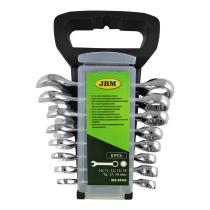 JBM 50564 - JUEGO  DE 8 LLAVES COMBINADAS CORTAS