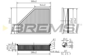 BREMSI FA0623 - AIRE SEAT C30135