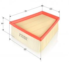 BREMSI FA0120 - FILTRO AIRE SEAT C2295/3