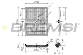 BREMSI FA0553 - AIRE C22035