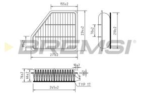 BREMSI FA0613 - AIRE C27013
