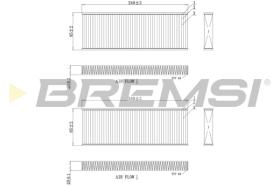 BREMSI FC0970 - POLEN CITROEN CU24027