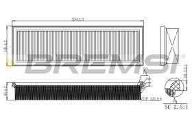 BREMSI FA0121 - AIRE C3485