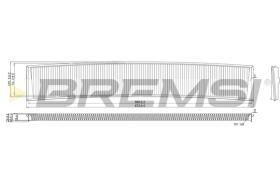 BREMSI FC0485 - AIRE POLEN BMW MANN  CU6724