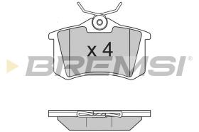 BREMSI BP2806 - PASTILLAS TRASERAS 226305 17MM.