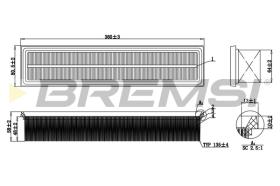 BREMSI FA0132 - FILTRO AIRE C3366