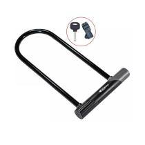 GES RECAMBIOS ACCESORIOS BICI I660X00 - ANTIRROBO TIPO U 12X180X320MM. NEGRO GRIS