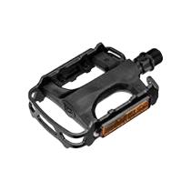 GES RECAMBIOS ACCESORIOS BICI I275X00 - PEDALES BICICLETAS ALUMINIO RESINA NEGROS CON REFLEX