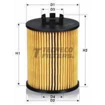 BREMSI FL0011 - Filtro de aceite Opel astra, corsa - HU712/8X-HU712X