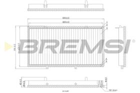 BREMSI FC0998 - FILTRO DE HABITACULO OPEL VIVARO CDTI/RENAULT TRAFIC dCi