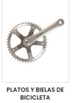 BIELAS PLATO BICI  RECAMBIOS ROBLA